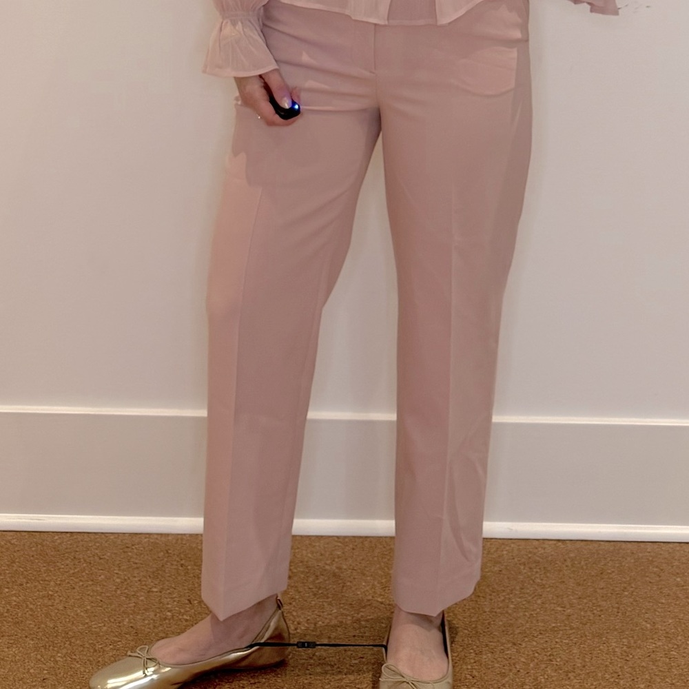 Zara Pink Trouser Pant Size M (see other listing for feather top)